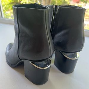 Alexander Wang Black heeled ankle boots.